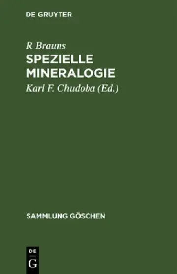 Cover of Spezielle Mineralogie