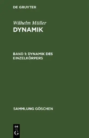 Cover of Dynamik Des Einzelkörpers