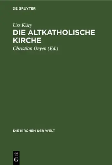 Cover of Die Altkatholische Kirche