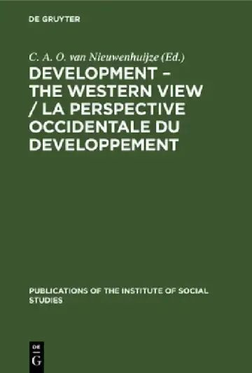 Cover of Development - The Western View / La Perspective Occidentale Du Developpement