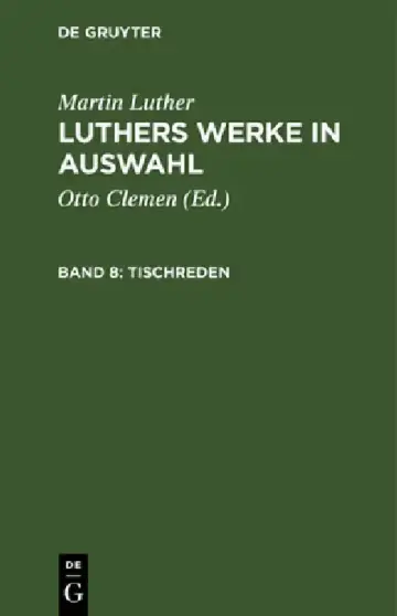 Cover of Tischreden