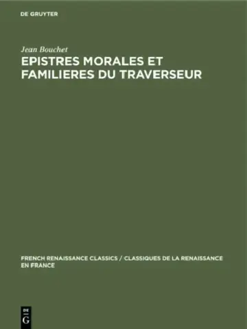 Cover of Epistres Morales Et Familieres Du Traverseur