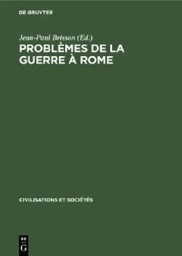 Cover of Problèmes de la Guerre À Rome