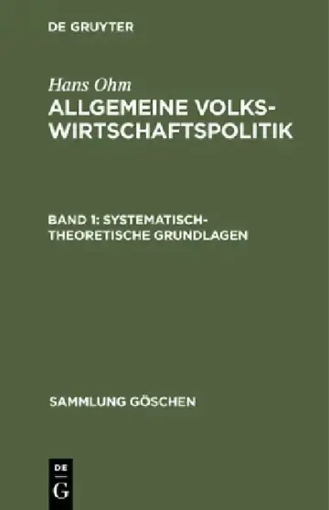 Cover of Systematisch-Theoretische Grundlagen