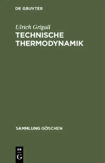 Cover of Technische Thermodynamik