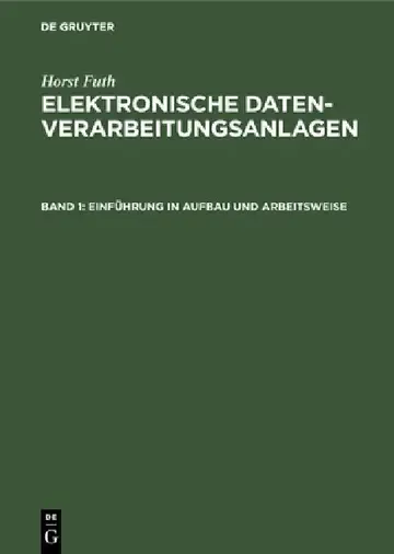 Cover of Einführung in Aufbau Und Arbeitsweise