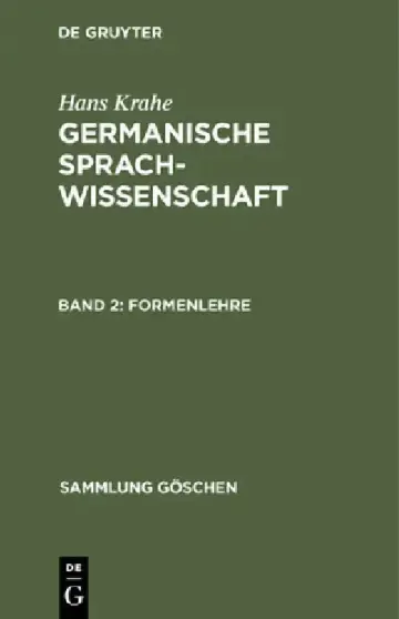 Cover of Formenlehre