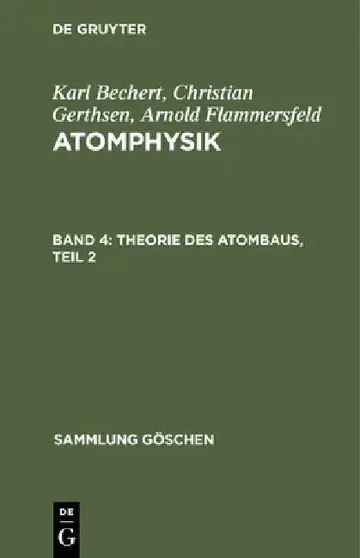 Cover of Theorie Des Atombaus, Teil 2
