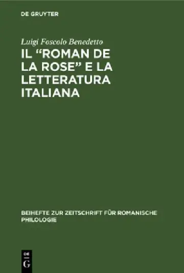 Cover of Il "Roman de la rose" e la letteratura italiana