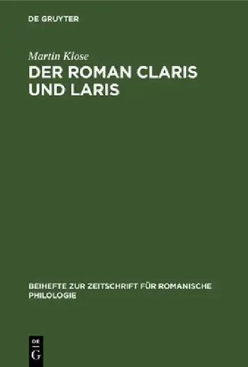 Cover of Der Roman Claris Und Laris