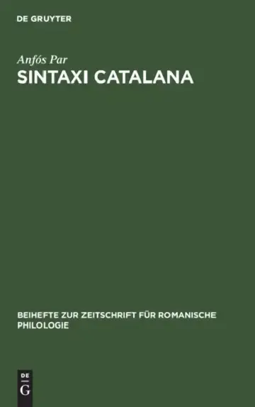 Cover of Sintaxi Catalana