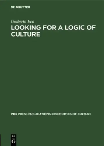Cover of Looking for a Logic of Culture