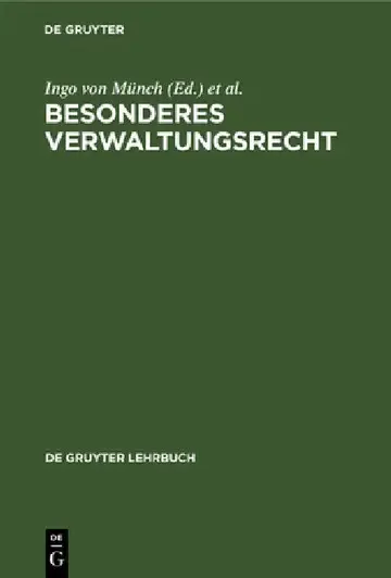 Cover of Besonderes Verwaltungsrecht