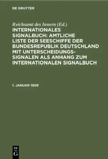 Cover of 1. Januar 1909