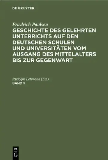 Cover of Friedrich Paulsen