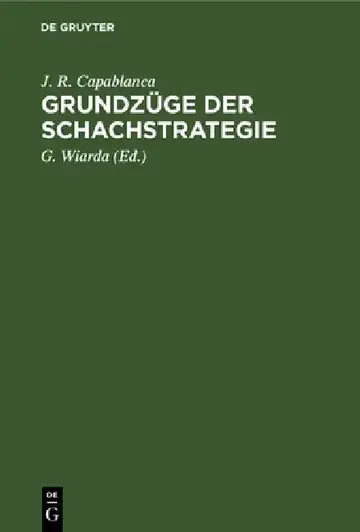 Cover of Grundzüge Der Schachstrategie