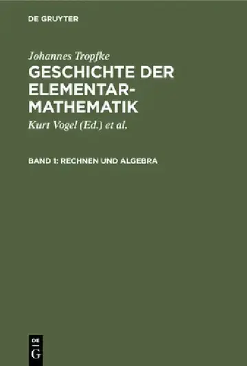 Cover of Rechnen Und Algebra