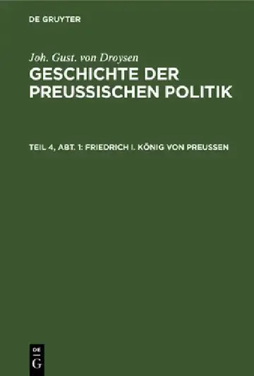 Cover of Friedrich I. König Von Preußen