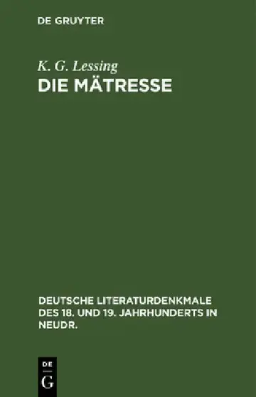 Cover of Die Mätresse