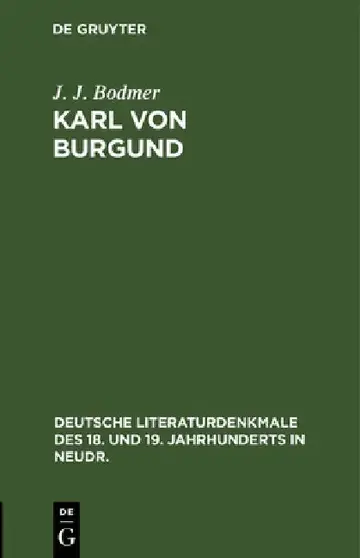 Cover of Karl Von Burgund