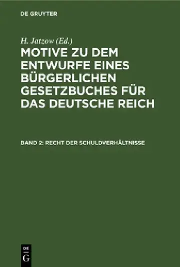 Cover of Recht Der Schuldverhältnisse