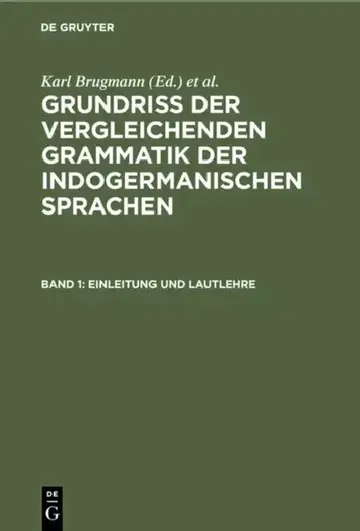Cover of Einleitung Und Lautlehre