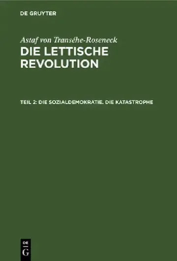 Cover of Die Sozialdemokratie. Die Katastrophe
