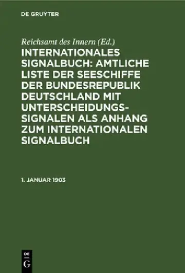 Cover of 1. Januar 1903