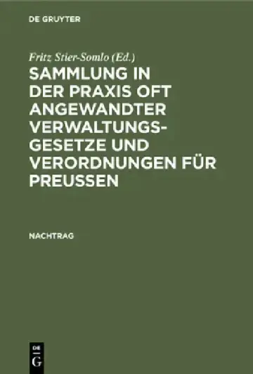 Cover of Nachtrag