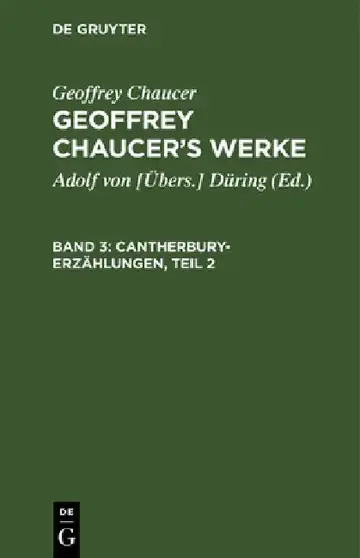 Cover of Cantherbury-Erzählungen, Teil 2
