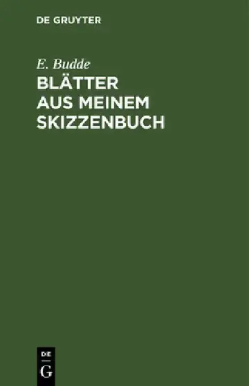 Cover of Blätter Aus Meinem Skizzenbuch