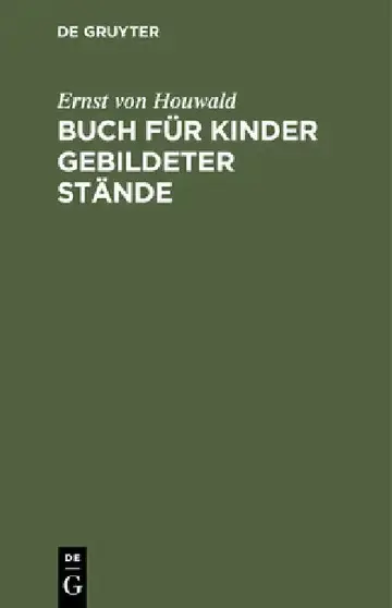 Cover of Buch Für Kinder Gebildeter Stände