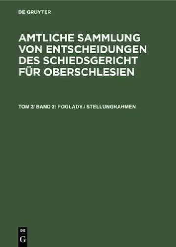 Cover of Poglądy / Stellungnahmen