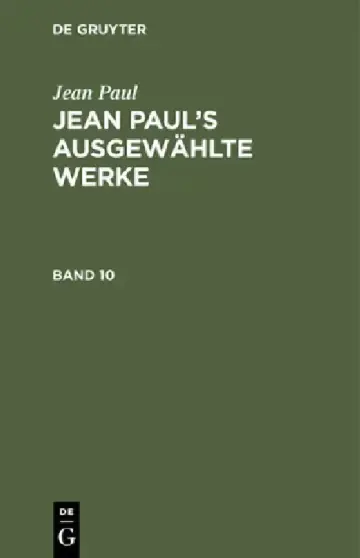 Cover of Jean Paul
