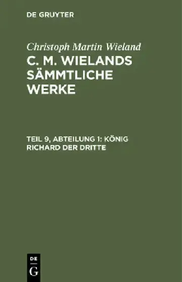 Cover of König Richard Der Dritte