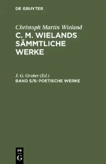 Cover of Poetische Werke