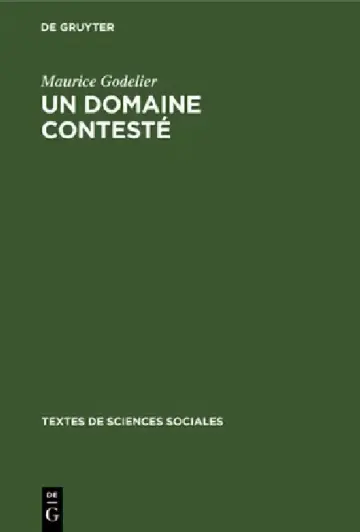Cover of Un Domaine Contesté
