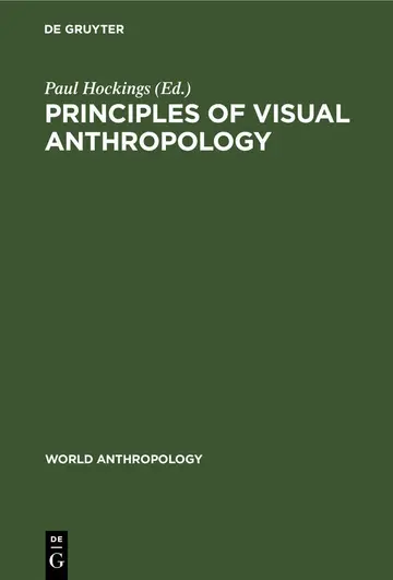 Cover of Principles of Visual Anthropology