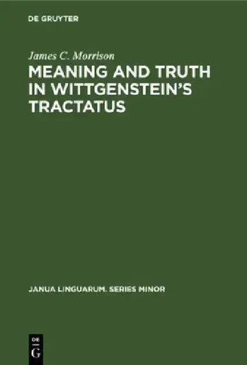Cover of Meaning and Truth in Wittgenstein's Tractatus