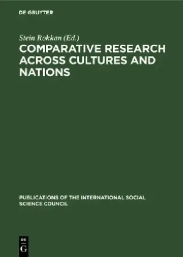 Cover of Comparative Research Across Cultures and Nations