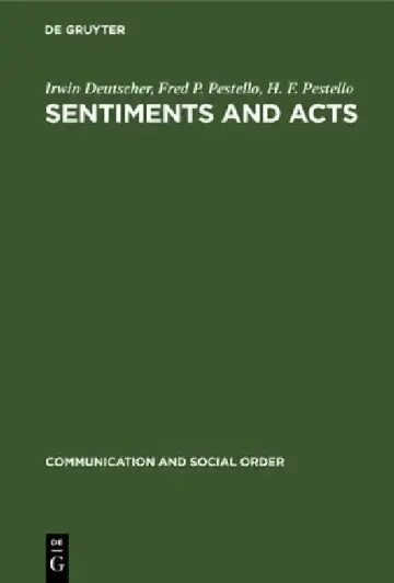 Cover of Sentiments and Acts