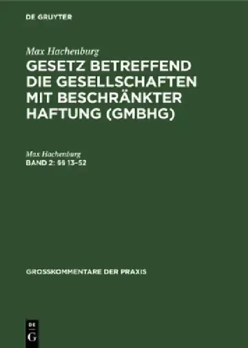 Cover of §§ 13-52
