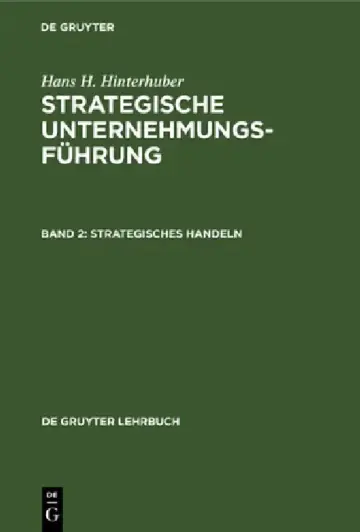 Cover of Strategisches Handeln