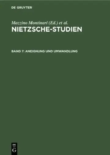 Cover of Aneignung Und Umwandlung