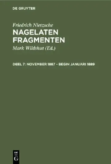 Cover of November 1887 - Begin Januari 1889