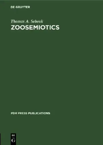 Cover of Zoosemiotics