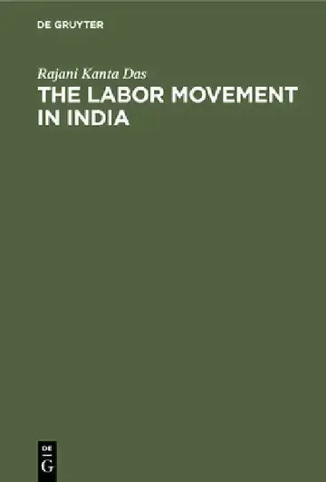 Cover of The Labor Movement in India