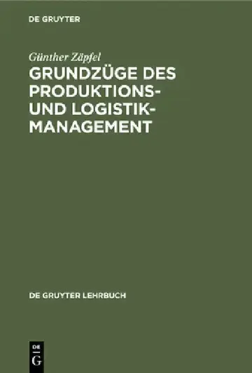Cover of Grundzüge Des Produktions- Und Logistikmanagement