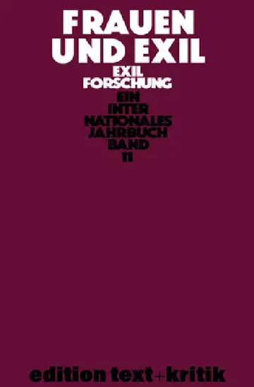 Cover of Frauen Und Exil