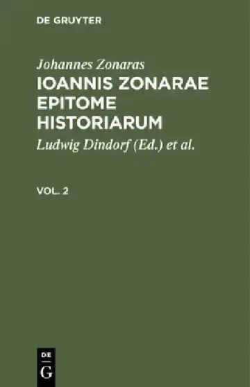 Cover of Johannes Zonaras